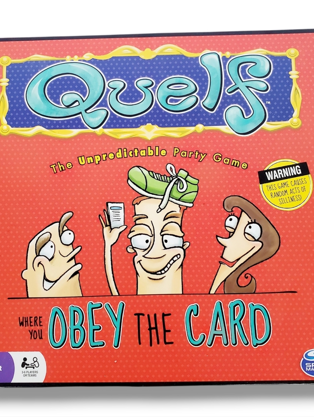 Quelf Board Game The Unpredictable Party Game Obey The Card FACTORYInventory #
